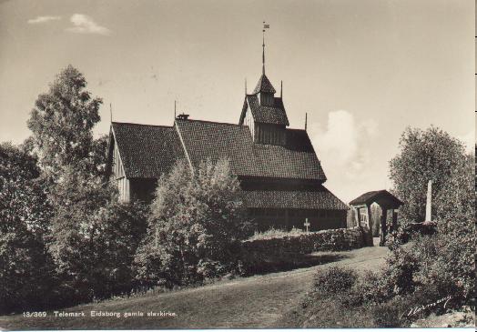 Bilde av Eidsborg stavkirke