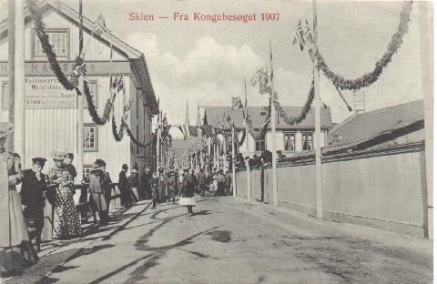 Skien; Prinsessgaten i 1907.